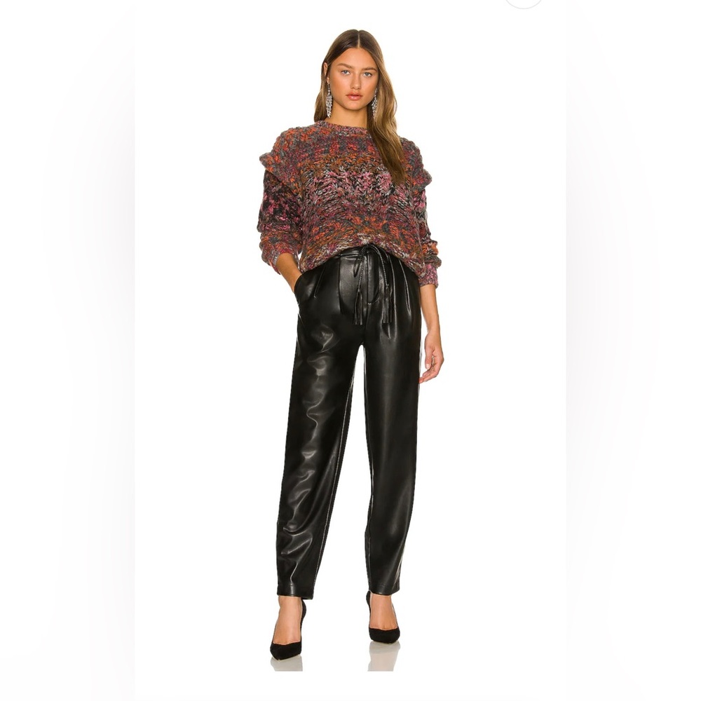 Mother, size 27,  Twisty Tie Bounce Faux Leather Hover in Wax On, Wax Off, NWT